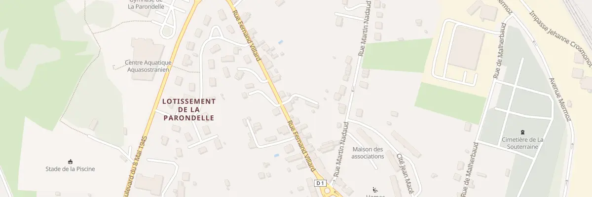 Plan du 14T Rue Fernand Villard à La Souterraine