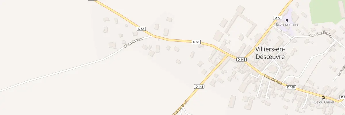 Plan du 12 Rue de l’Ormitel à Villiers-en-Désœuvre