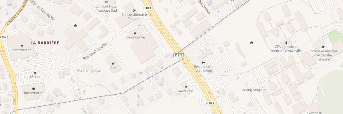 Plan du 141 Av Tolosane à Ramonville-Saint-Agne