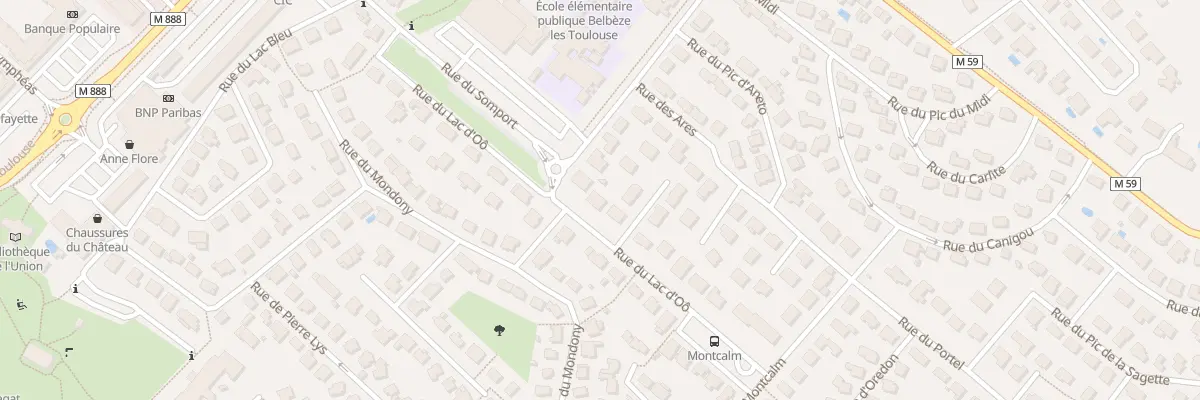 Plan du 34 Rue du Lac d’Oo à L’Union