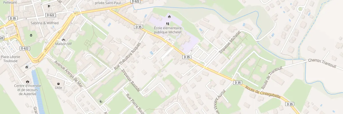 Plan du 15 Rue Michelet à Auterive