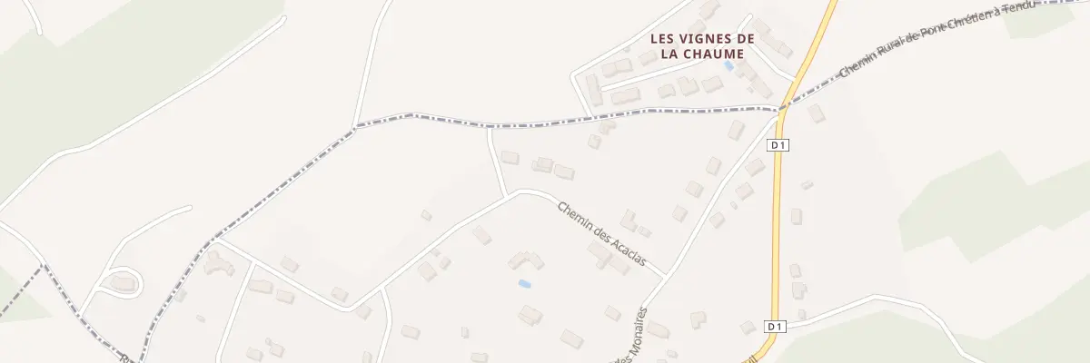 Plan du 5086 Che des Acacias au Pont-Chrétien-Chabenet
