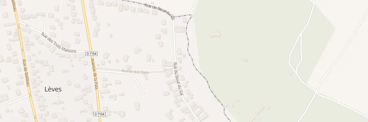 Plan du 32 Rue du Bout du Val à Lèves