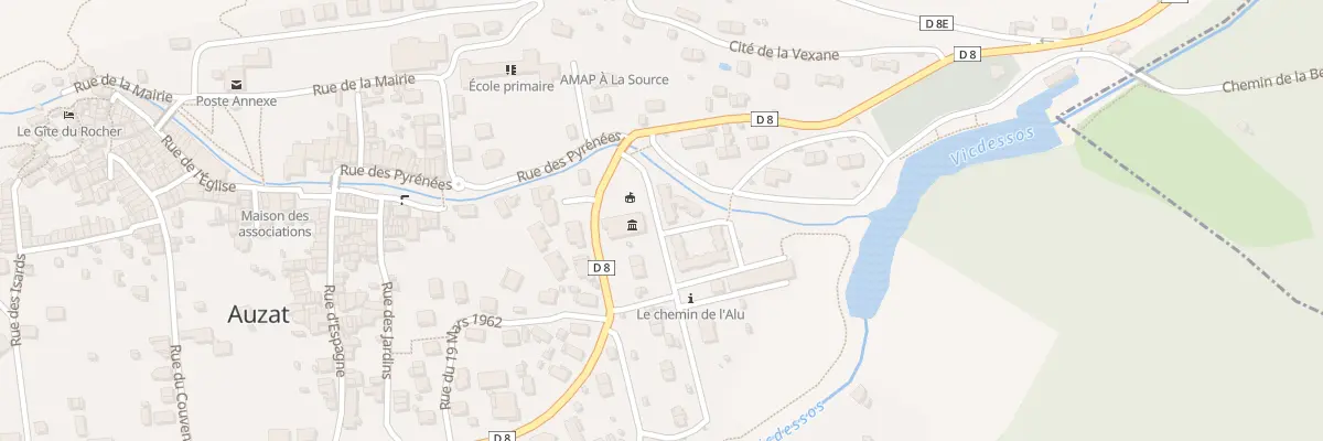 Plan du 1 Lot Jean Denjean à Auzat