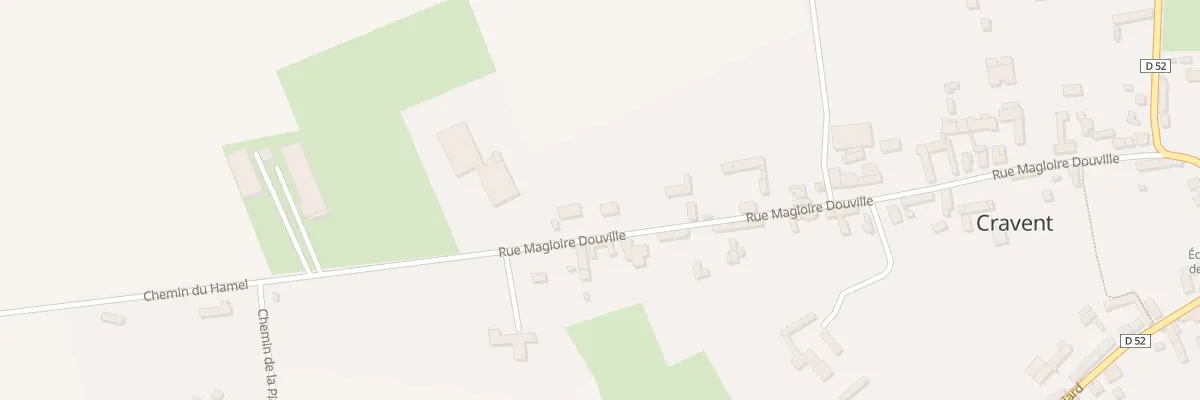 Plan du 34B Rue Magloire Douville à Cravent