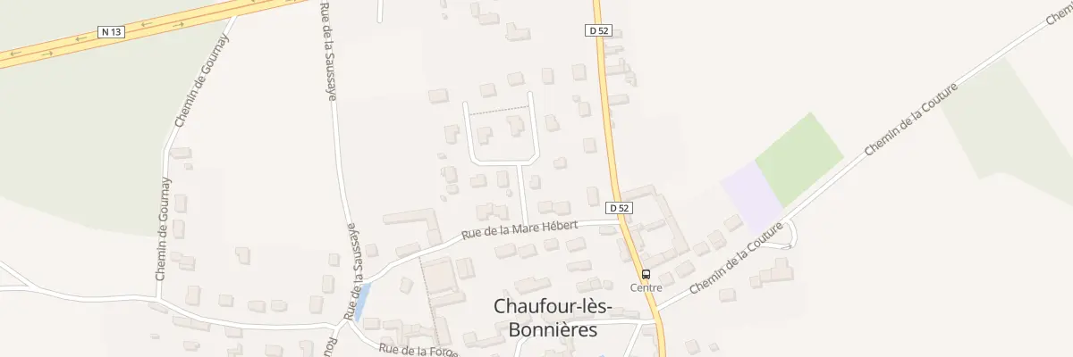 Plan du 1 All des Champs Fleuris à Chaufour-lès-Bonnières