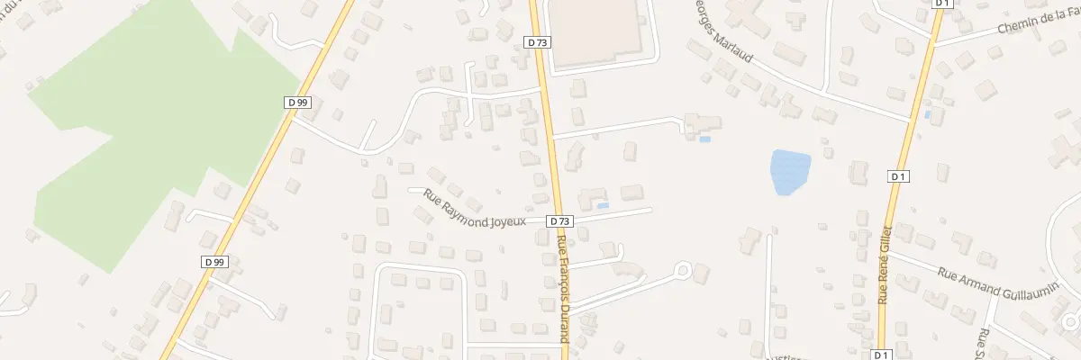 Plan du 26 Rue François Durand à La Souterraine