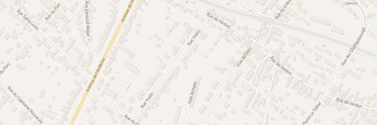 Plan du 9 Rue Yvelin à Vernon