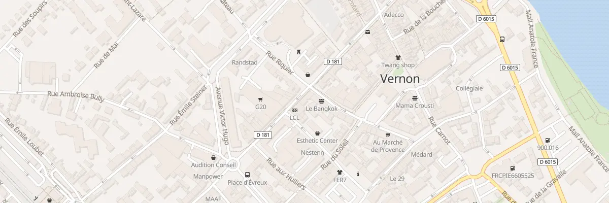 Plan du 55 Rue Sainte Geneviève à Vernon