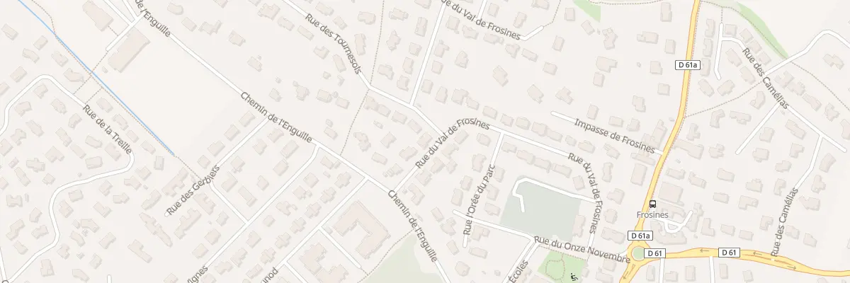 Plan du 36 Rue du Val de Frosines à Saint-Geniès-Bellevue