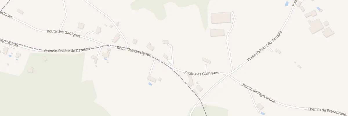 Plan du 2175 Rte des Garrigues à Saint-Projet