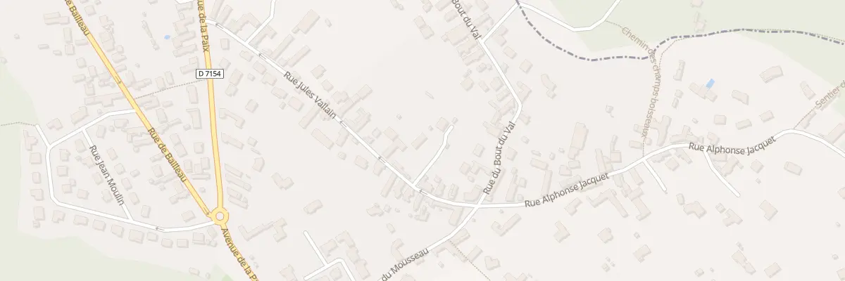 Plan du 6T Rue Jules Vallain à Lèves