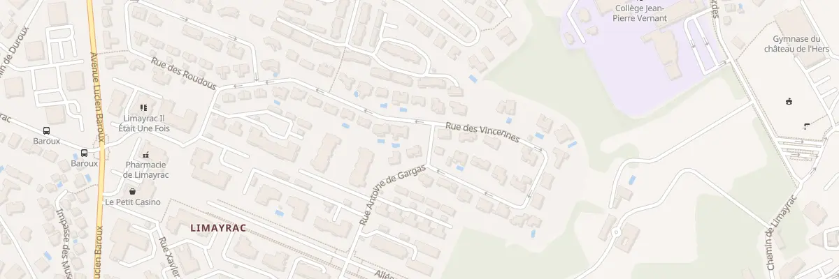 Plan du 34 Rue Antoine de Gargas à Toulouse