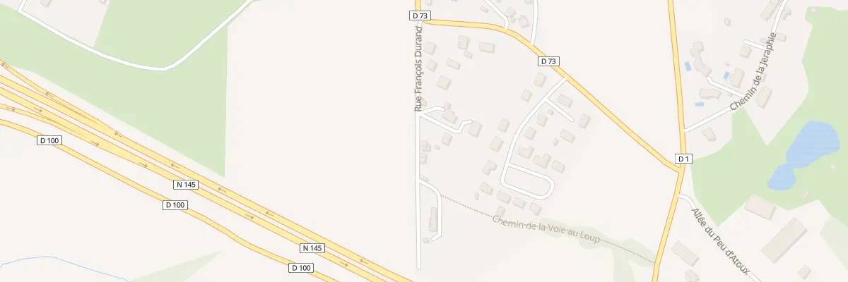 Plan du 87 Rue François Durand à La Souterraine