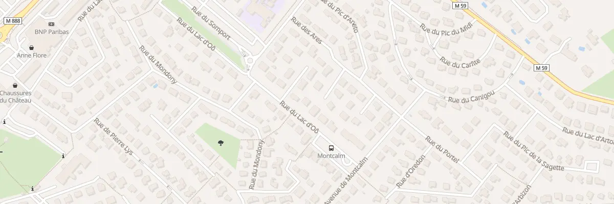 Plan du 16 Rue du Lac d’Oo à L’Union