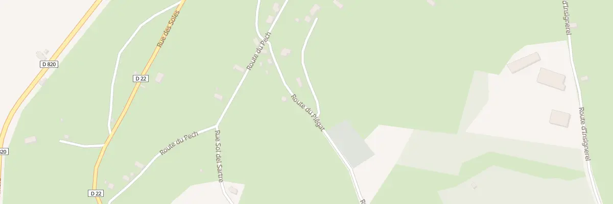 Plan du 5268F La Croix à Frayssinet