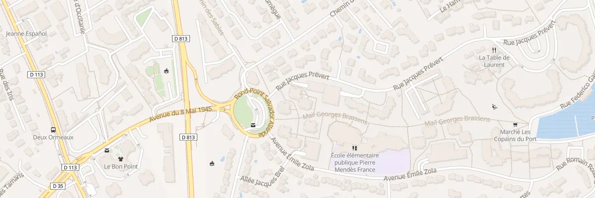 Plan du 5 Av Emile Zola à Ramonville-Saint-Agne