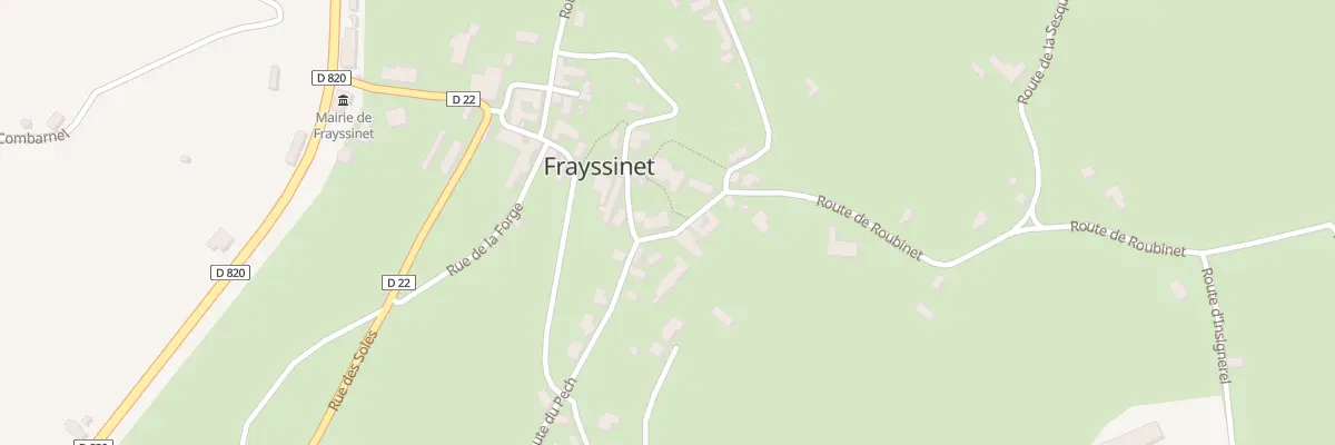 Plan du 48 Rte du Pech à Frayssinet