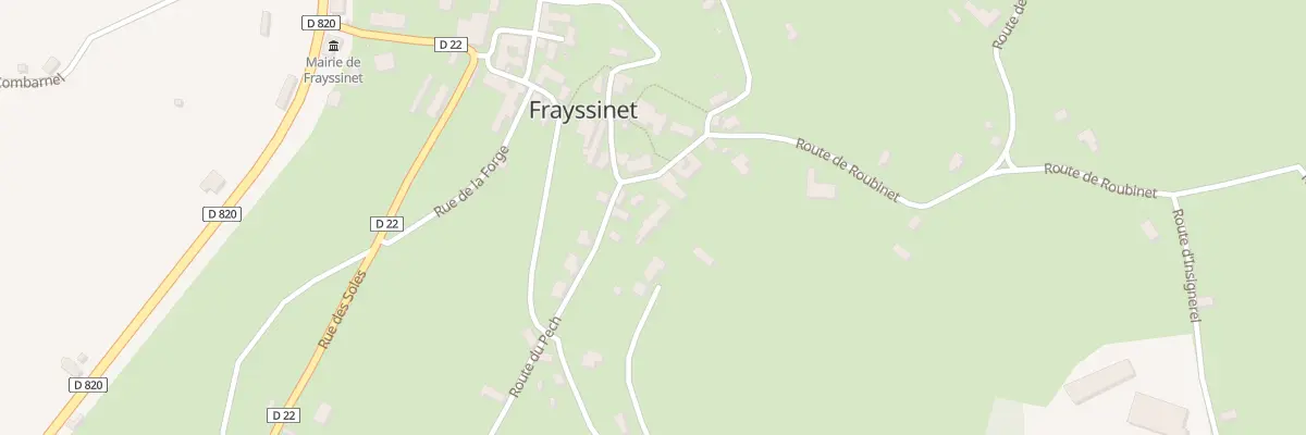 Plan du 55 Rte du Pech à Frayssinet