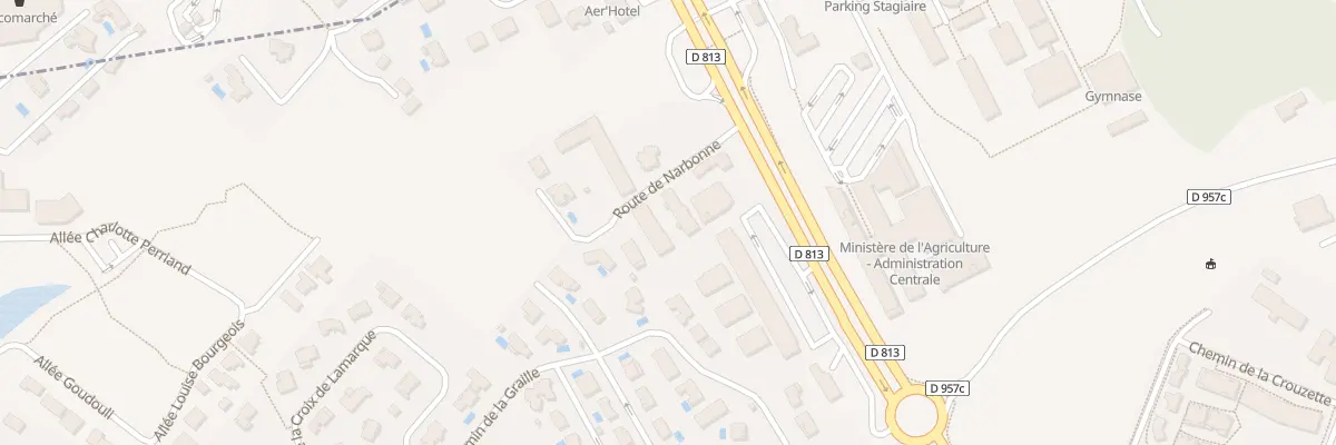 Plan du 17 Rte de Narbonne à Auzeville-Tolosane