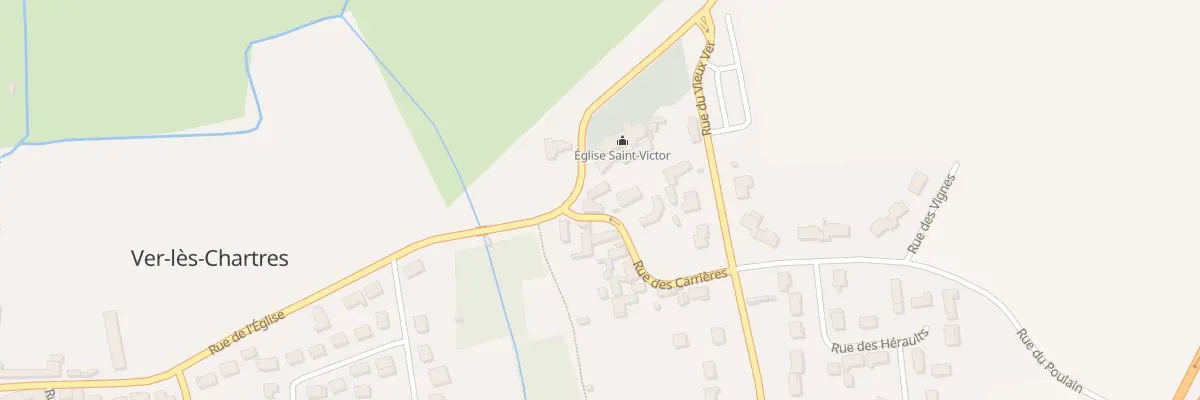 Plan du 2 Pl de l’Eglise à Ver-lès-Chartres