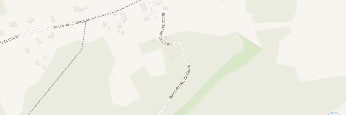 Plan du 3 Rte du mas de Cauze à Saint-Projet