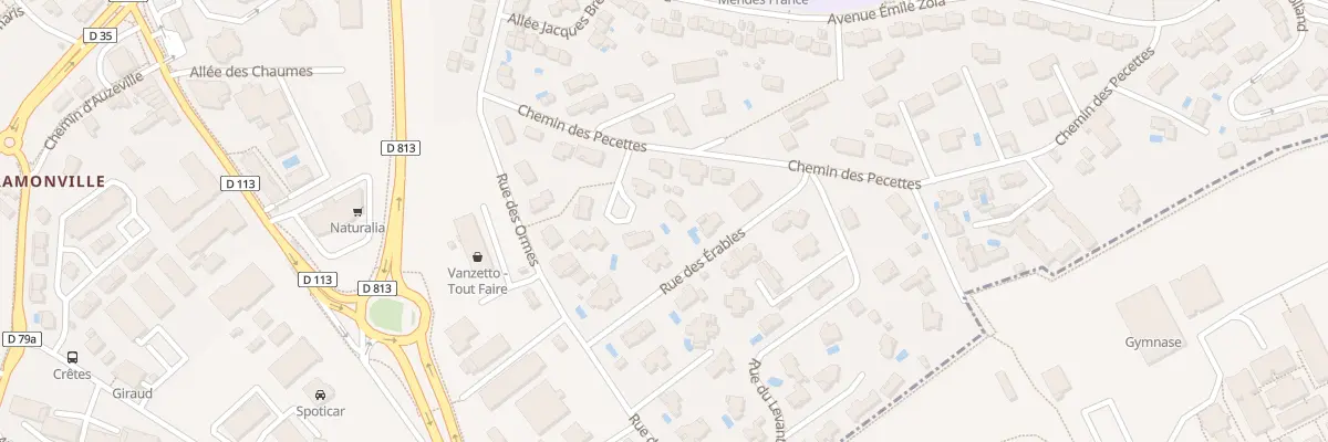 Plan du 3 All des Bouleaux à Ramonville-Saint-Agne