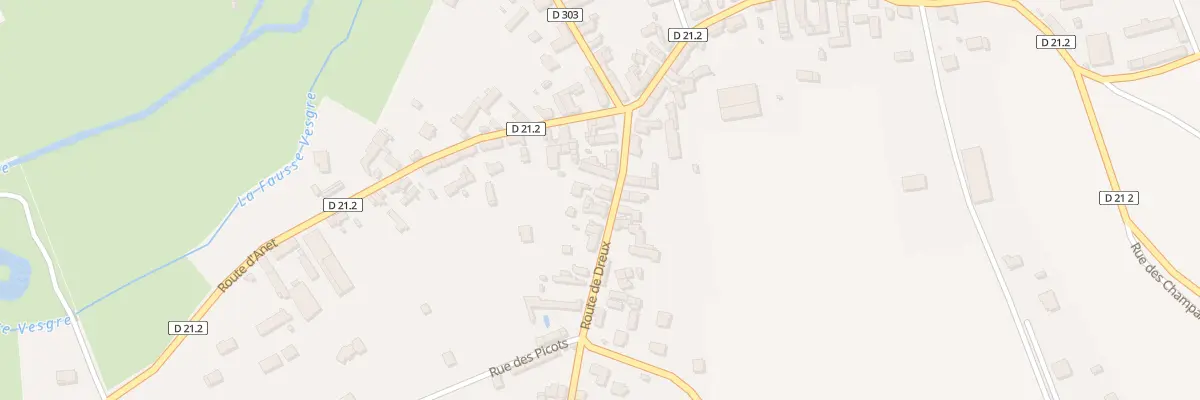 Plan du 9 Rte de Dreux à Rouvres