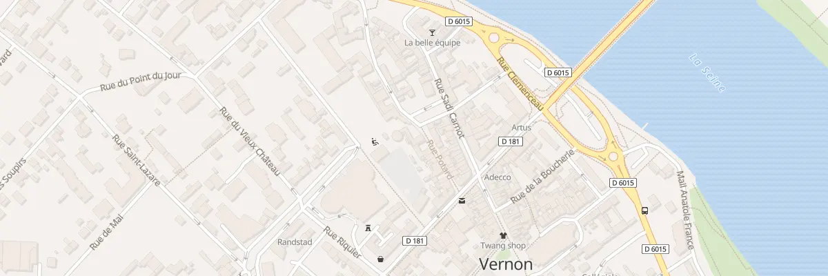 Plan du 17 Rue Potard à Vernon