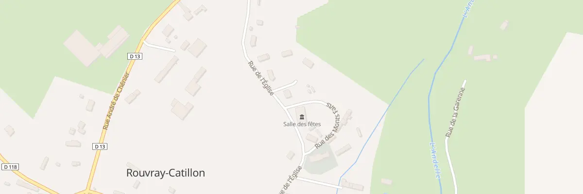 Plan du 234 Rue de l’église à Rouvray-Catillon