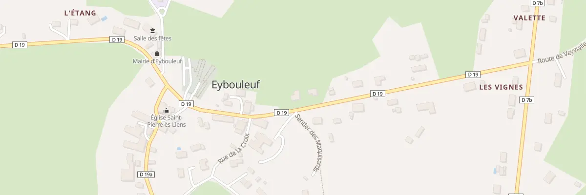 Plan du 5 Rue des Vignes à Eybouleuf