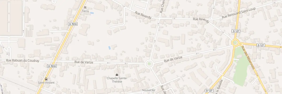Plan du 64 Rue Chanzy à Chartres