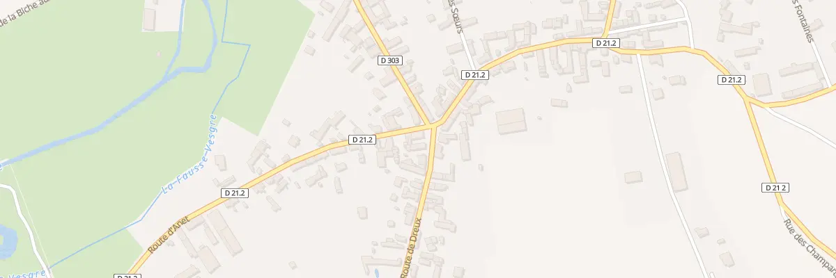 Plan du 1 Rte de Dreux à Rouvres