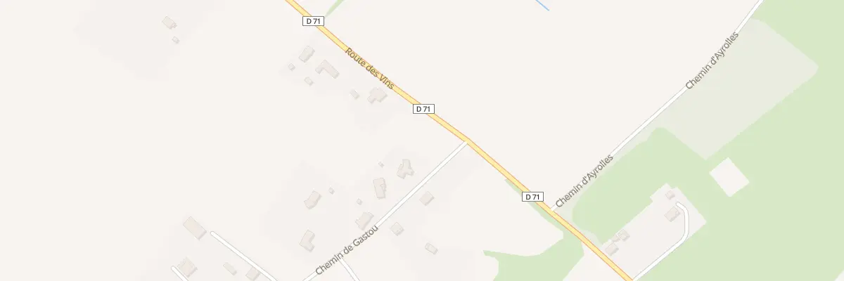 Plan du 2515 Rte des Vins à Villematier