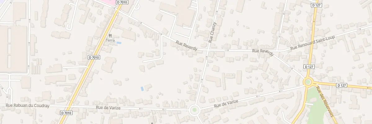 Plan du 77 Rue de Reverdy à Chartres