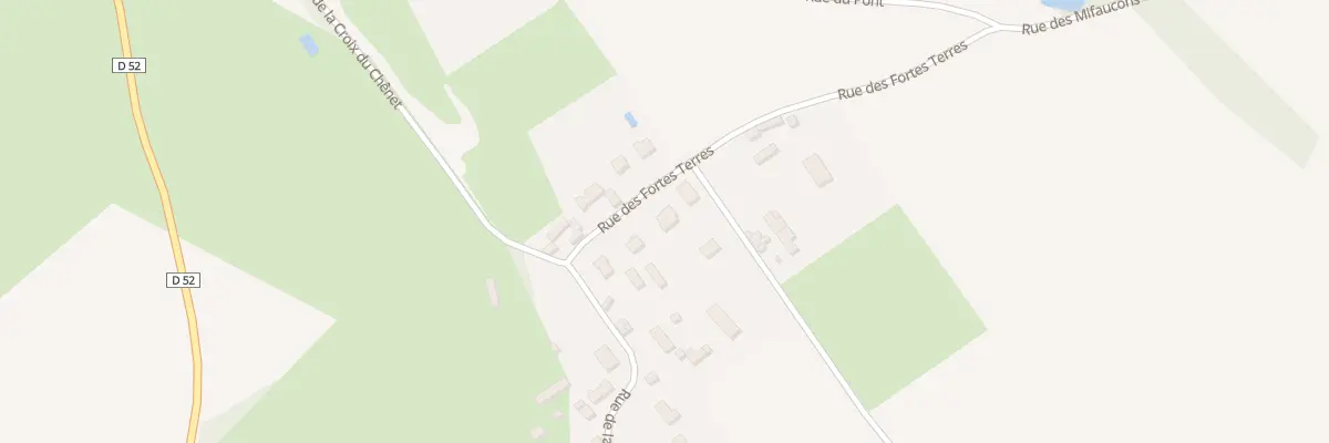 Plan du 6 Rue des Fortes Terres à Blaru