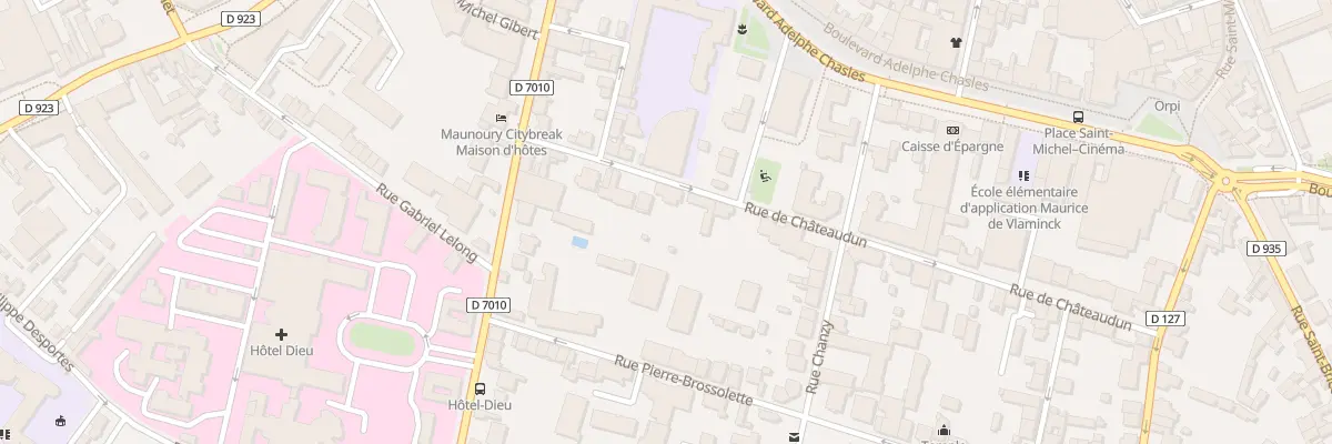 Plan du 45 Rue de Chateaudun à Chartres