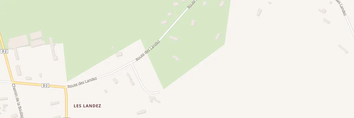 Plan du 30 Rte des Landez au Tronquay