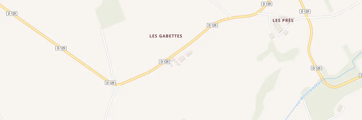 Plan du 2 Les Gabettes à Chasseneuil