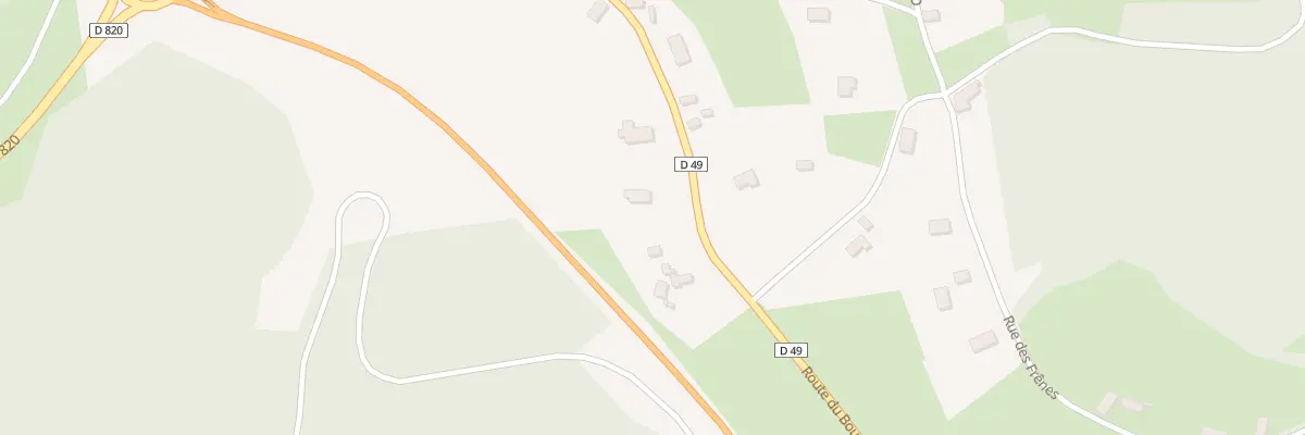 Plan du 324 Rte du Bourg à Trespoux-Rassiels