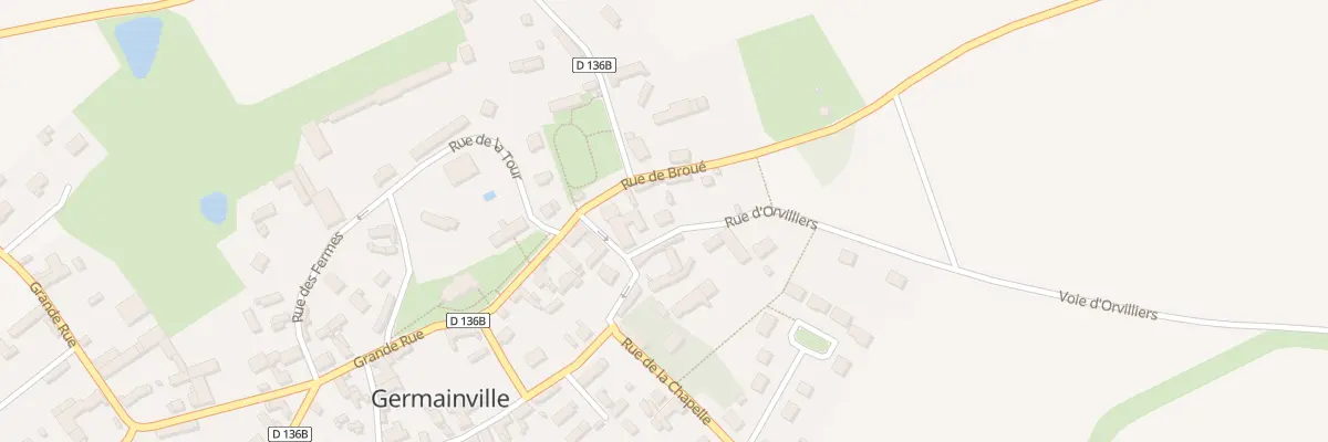 Plan du 9A Germainville à Germainville