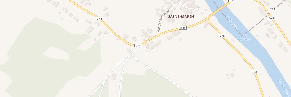 Plan du 11 Rte de Saint-gaultier à Saint-Marcel