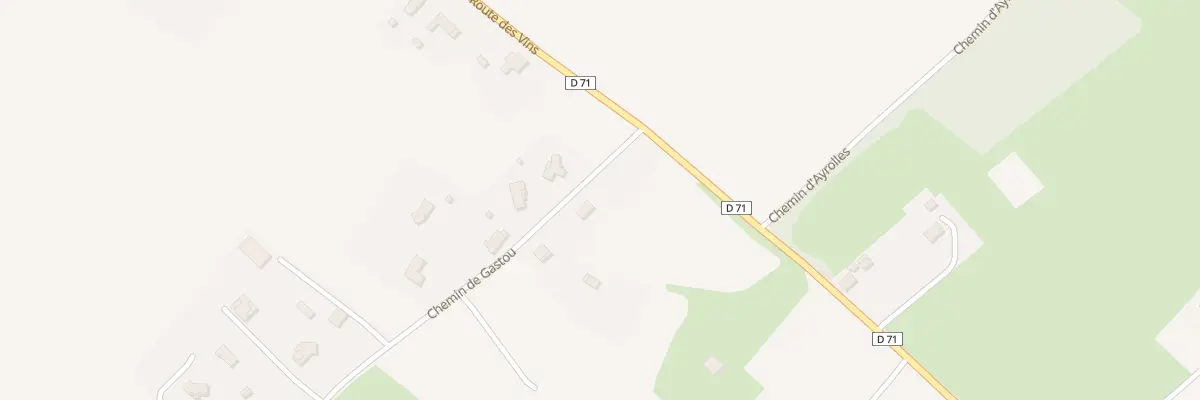 Plan du 69 Che de Gastou à Villematier