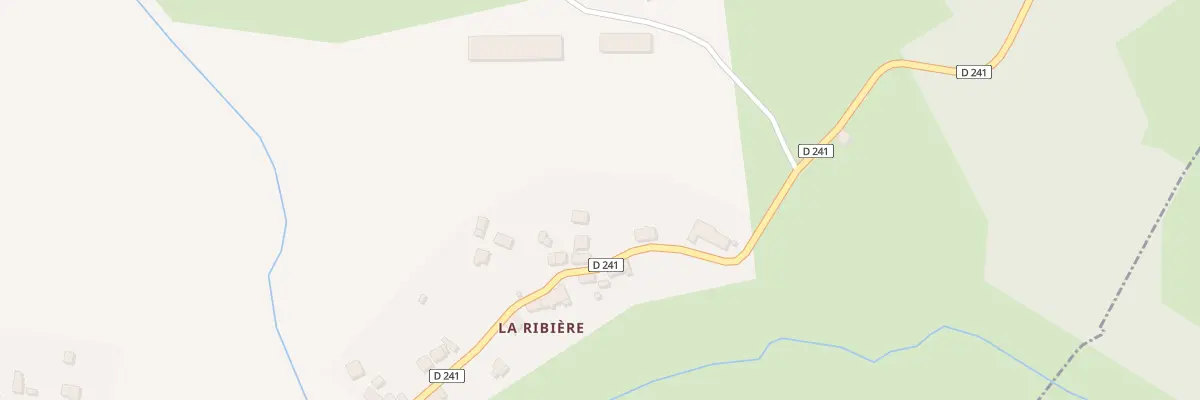 Plan du 15 La Ribiere à Folles
