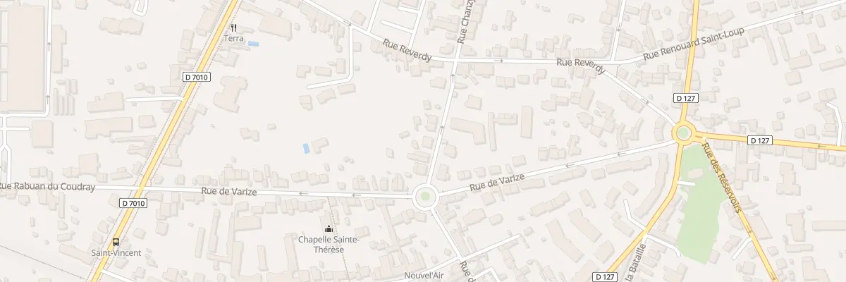 Plan du 60 Rue Chanzy à Chartres
