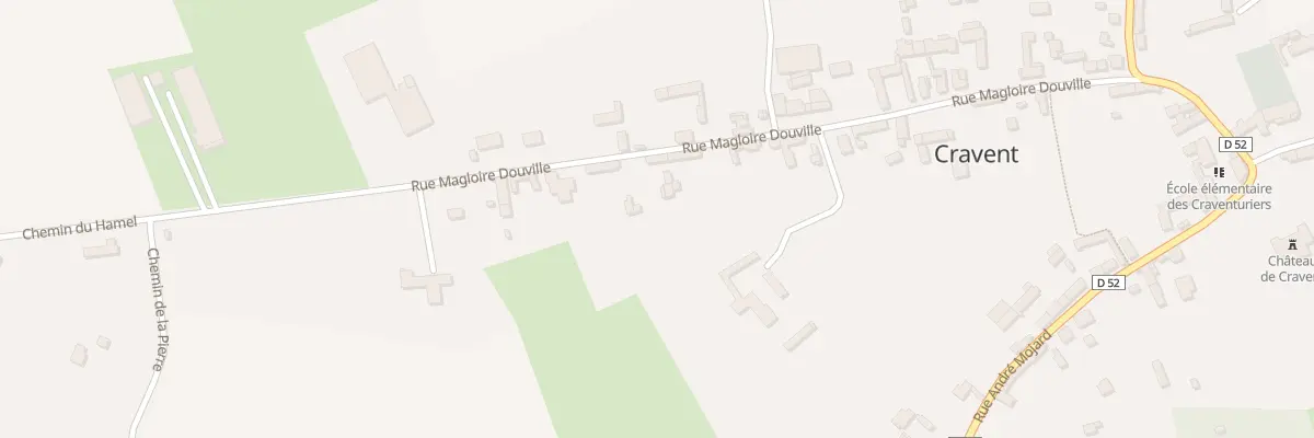 Plan du 33 Rue Magloire Douville à Cravent