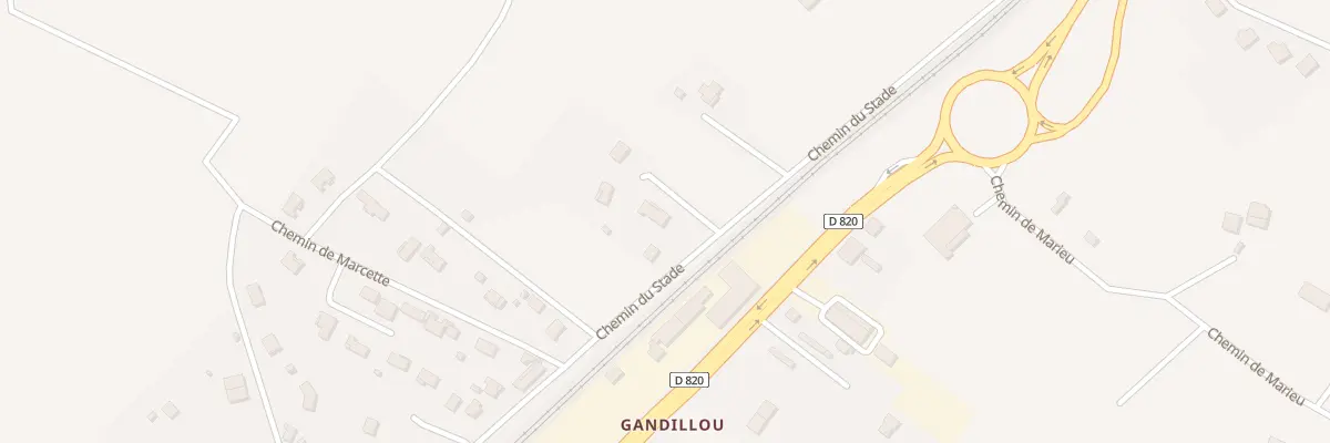Plan du 917 Che du Stade à Réalville
