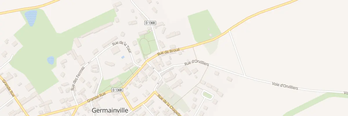 Plan du 4 Rue de Broué à Germainville