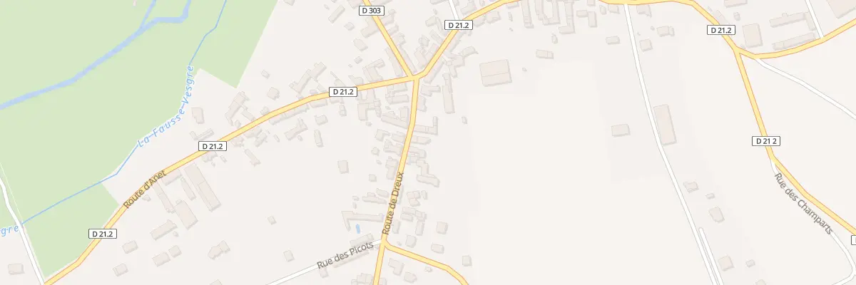 Plan du 8 Rte de Dreux à Rouvres
