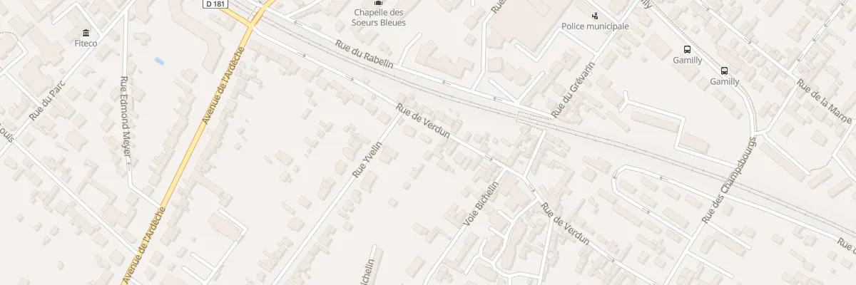 Plan du 187 Rue de Verdun à Vernon